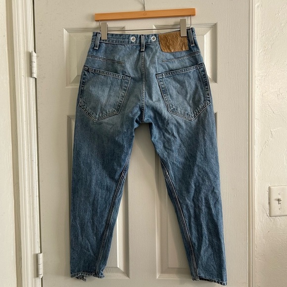 Rag & Bone real cow fur patch jeans - Size 25 (Fits 29” Waist) - Picture 3 of 10